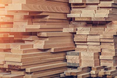 Untreated lumber plywood