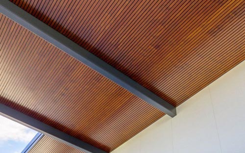 Endurapanel plywood ceiling