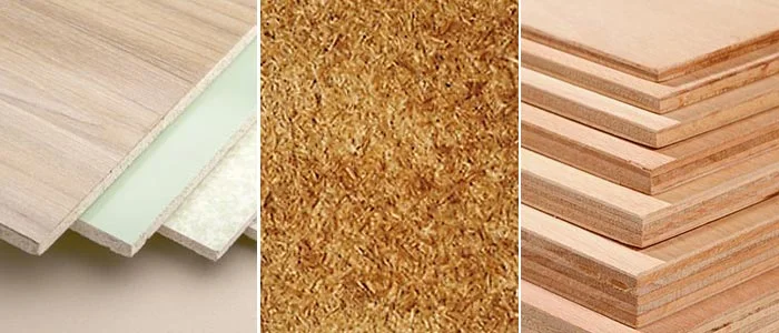 plywood MDF particleboard
